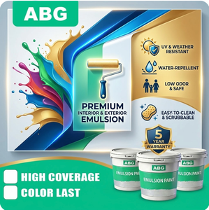 Kit de Pintura Acrílica de Látex <span class=keywords><strong>para</strong></span> Interiores y Exteriores, Completo con Características Ecológicas <span class=keywords><strong>para</strong></span> Pintar Edificios - Product Image 4