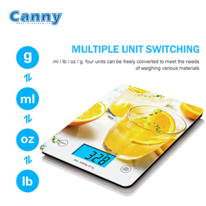 Superiore di vetro Elettronica <span class=keywords><strong>g</strong></span> ml Cucina di Pesatura Nutrizione Scala di Cibo - Product Image 3