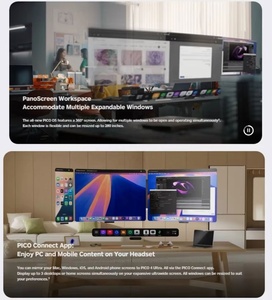 Les nouveaux casques PICO 4 Ultra 256G à réalité mixte VR avec vision binoculaire 4K + améliorent la réalité virtuelle PC VR - Product Image 5