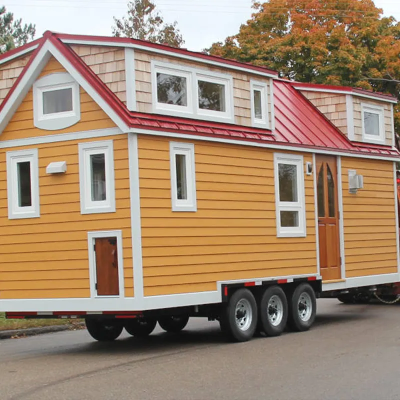 Уличный деревянный прицеп, миниатюрный дом, прицеп, контейнер, дом на колесах