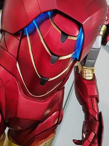 Costume d'armure Iron Man MK6 de taille réelle, entièrement fonctionnel, éclairage LED, statue de collection pour décoration intérieure - Product Image 5