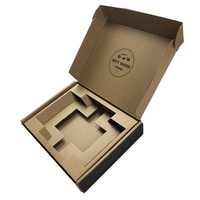 Caja de cartón corrugado con logotipo personalizado, embalaje para portátil, envío
