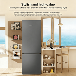 ตู้เย็นเฟรสเทค 410 ลิตร แบบสองประตู ความจุขนาดใหญ่ ระบบโนฟรอสต์ อินเวอร์เตอร์ พร้อมระบบทำความเย็นด้วยอากาศสำหรับใช้ในบ้าน - Product Image 3