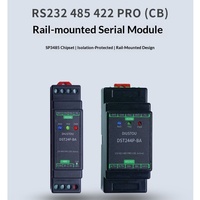 Module de conversion de port série isolé monté sur rail Throwing Stones DST244P-BA RS232 TTL 422 485 avec boîtier