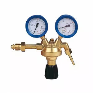 อุปกรณ์ลดแรงดันไนโตรเจนแบบฝรั่งเศส/ยุโรป แบบอิตาลี พร้อมเกจวัดแรงดันอะเซทิลีน/โพรเพน/ออกซิเจน  ตัวปรับแรงดันแบบอิตาลี - Product Image 4