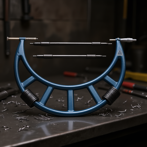 Ttake <b>Micrometer</b> With Interchangeable Rods Precision Measurement Tool For Metalworking - Product Image 3