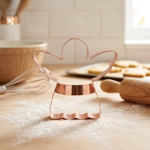 Emporte-pièce en acier inoxydable plaqué cuivre en forme d'<span class=keywords><strong>ange</strong></span>, moule à biscuits de Noël, outils de pâtisserie - Product Image 4