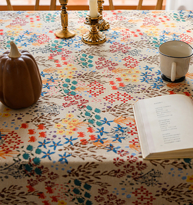 <span class=keywords><strong>Nappe</strong></span> <span class=keywords><strong>Jacquard</strong></span> Florale Américaine Épaisse, Housse de Table Basse Rectangulaire Haut de Gamme Luxe Léger, <span class=keywords><strong>Nappe</strong></span> Française - Product Image 4