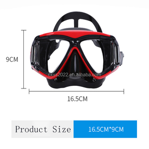 Tauchmasken-<span class=keywords><strong>Set</strong></span> für Speerfischen und Freitauchen mit geringem Volumen, hochwertiger Schnorchel aus Flüssigsilikon, Brille mit größerem Sichtfeld, für Erwachsene, schwarz - Product Image 6