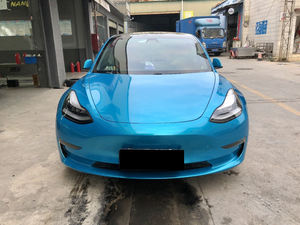 Design auto Ultra lucido metallo luminoso atomico colore blu cambiare auto avvolgente involucro di vinile <span class=keywords><strong>carrozzeria</strong></span> all'ingrosso - Product Image 3