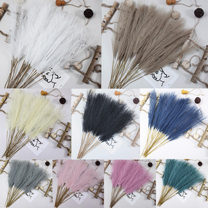 AYOYO - Decoración para el Hogar con Caña Artificial de 55 cm, Flores Artificiales de <span class=keywords><strong>Cortaderia</strong></span> Selloana - Product Image 4