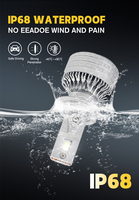 GOODZOOM Ampoule de phare de voiture LED puissante H7, ampoules de phare de voiture LED H7 Canbus H11, lumières LED super brillantes pour voiture 150w/paire