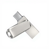 Chiavetta USB DDC4 Tipo C 256GB 512GB 1TB OTG in Metallo per Telefoni Android, Tablet e Laptop - Personalizzabile e Vendita all'Ingrosso