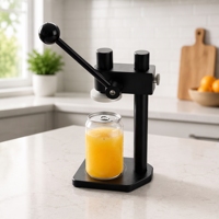 Scelleuse manuelle de haute qualité pour bouteilles en plastique, canettes, jus, thé au citron, boissons, machine à sceller les canettes PET réglable