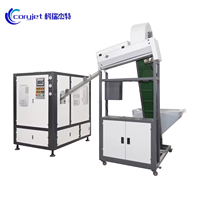 Machine de soufflage de bouteilles de jus et de boissons sportives en PET respectueuse de l'environnement CJ-B2-2000C 2 cavités automatique avec moteur PLC