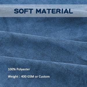Serviette de bain en microfibre éponge personnalisable avec logo, ultra absorbante, unisexe, pour la baignade, la natation et l'hôtellerie - Product Image 2