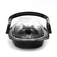 Conteneur jetable portable pour poulet rôti, en plastique de qualité alimentaire, plateau pour poulet grillé