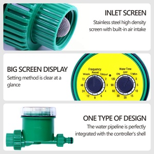 자동 플라스틱 수도꼭지 타이머 스위치 단일 콘센트 잔디 스프링클러 정원 관개 수영장 충전 컨트롤러 호스 물 타이머 - Product Image 4