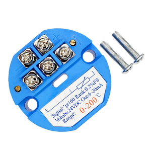 <span class=keywords><strong>Pt100</strong></span> 0-200 Graden Temperatuurdetectiezender 4-20ma Uitgangskop Gemonteerde Temperatuurzender - Product Image 4