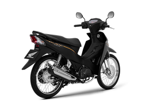 Motocicleta Original Blade 110cc Edición Especial en Negro Mate con Detalles Dorados, Versión con Ruedas de Rayos Resistentes - Product Image 3