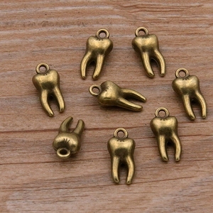 Accesorios de joyería de aleación retro DIY, encanto de diente de Venta caliente de China - Product Image 6