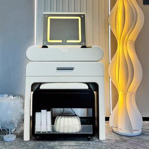 Comò Moderno con Specchio e Tavolo da Trucco per Camera da Letto, Salvaspazio e Facile da Installare - Product Image 3