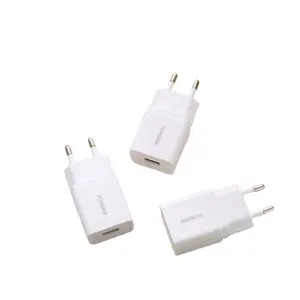 Foneng K100 Eu Plug 5V 1a Travel Power Adapter Usb Wall Oplader Voor Iphone Voor Samsung Android Mobiele Telefoon