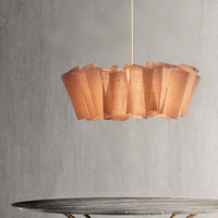 Lustre suspendu LED blanc chaud de style Wabi-sabi en forme de fleur post-moderne pour la décoration intérieure de restaurants, d'hôtels et de maisons