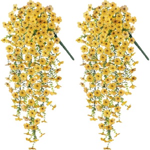 ดอกไม้ประดิษฐ์ Xiaoyu Floral Art แบบแขวน พลาสติก ตกแต่งสวนภายนอก กิ่งเดี่ยว สีม่วง 45 เมช - Product Image 3