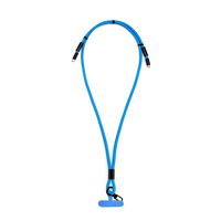 Câble de charge rapide USB-C vers C en nylon de 150 cm, 2 en 1, cordon de données USB avec lanière pour iPhone Type C, cordon de charge USB 60W