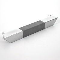 Repose-pieds de douche d'angle en acier inoxydable pour le rasage des jambes, barre antidérapante moletée pour salle de bain