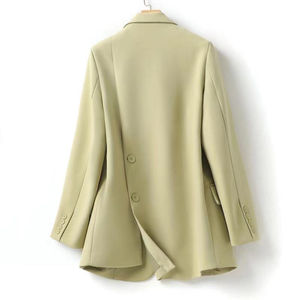 S-xl 와이드 컷 수트 봄 가을 한국 버전 루즈 럭셔리 스몰 - Product Image 3