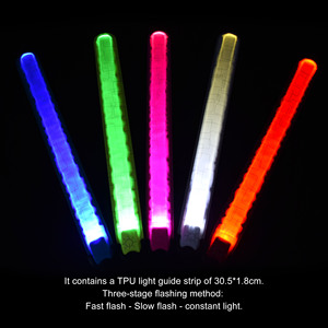 Pulseras LED Recargables por USB con Logotipo Personalizado, Regalo Promocional, Cambio Automático de Color, para Conciertos, Fiestas y Ciclismo - Product Image 4