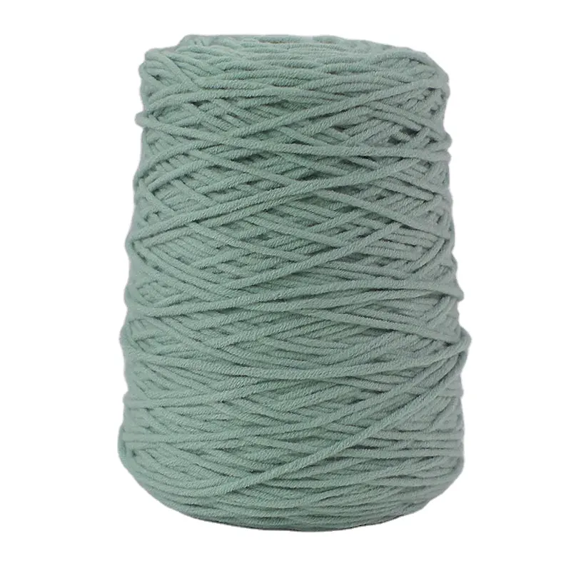 Charmkey vente en gros 400g tufting fil acrylique 8 plis fil à tricoter à la main