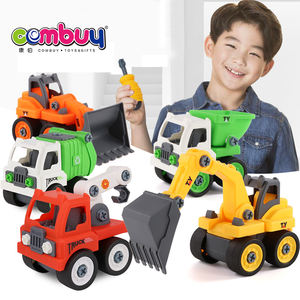 Fai da Te Del Veicolo Fuoco Truc Giocattolo di Montaggio Del Motore per I Bambini con Cassetta Degli Attrezzi - Product Image 6