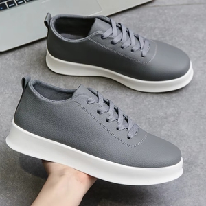 Mens Lace-up Trendy Running <b>Sneaker</b> High Quality Fashion Pu <b>Leather</b> Shoes Casual Walking Light Weight Eva Summer Autumn Winter - Product Image 3