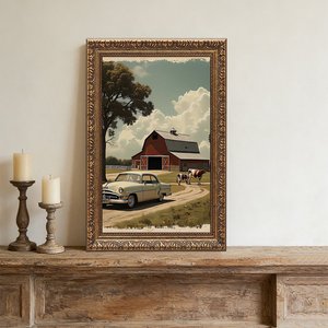 ลายพิมพ์เครื่องรางโบราณขนาด 8x12 นิ้ว พร้อมกรอบทองสำหรับงานพิธีกรรม - Product Image 4