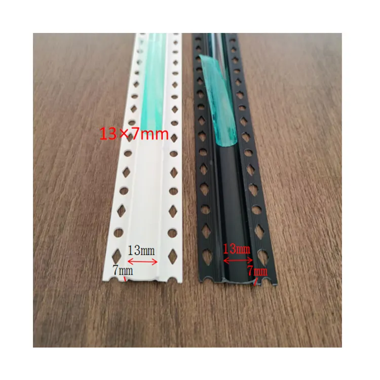 Penjualan Terbaik cina pembuat kualitas U berbentuk pembagi 13*7Mm Pvc Drywall sudut manik Casing manik-manik