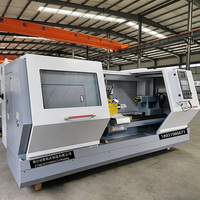 Tour CNC à banc incliné haute vitesse pour le traitement de composants de précision en acier inoxydable et alliages
