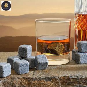 Fabricant Combinaison Stéatite Chilling Rocks Set Granit Stone Ice Cube <span class=keywords><strong>Whisky</strong></span> Pierres <span class=keywords><strong>whisky</strong></span> Pierres coffret cadeau - Product Image 4