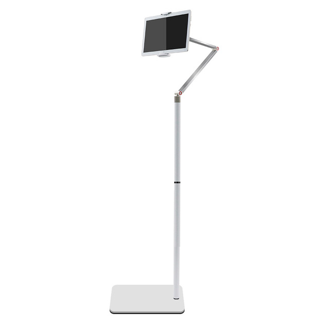 Factory-Direct Floor Stand Mobile Phones Live Streaming; Metal Height-Adjustable 360 Rotating Wireless Multi-Purpose Tablet