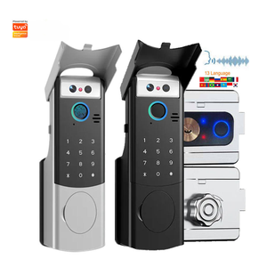 <span class=keywords><strong>กุญแจ</strong></span>ล็อคอัจฉริยะแบบลูกบิดคู่ ระบบจดจำใบหน้า พร้อมระบบสแกนลายนิ้วมือ สำหรับประตูรั้วภายนอกอพาร์ทเมนท์  รองรับ WiFi  ยี่ห้อ Tuya  รุ่น TTlock  กันน้ำ - Product Image 1