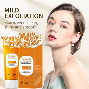 POUQUR Peeling-Gel Feuchtigkeitsspendendes Reinigendes Exfolierendes Gel zur Entfernung Abgestorbener Haut Gesichtsreinigungsgel Körperpflege OEM Peeling-Gel 100g - Product Image 1