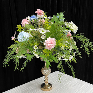 สัญญาดอกไม้และพืชตกแต่งอื่นๆไฮเดรนเยียสีฟ้าคู่มืองานแต่งงาน - Product Image 2