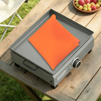 Tapis de protection pour plancha en silicone de qualité alimentaire, écologique, imperméable et résistant à la chaleur, pour accessoires de camping et barbecue