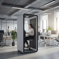 Cabines insonorisées Unibooth en profilés d'aluminium de précision, durables, design moderne, installation rapide et facile pour la maison/le bureau