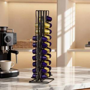 Estante Vertical para Cápsulas de Café Compatible con Cápsulas <span class=keywords><strong>Nespresso</strong></span> - Exhibidor de Gran Capacidad (60 Cápsulas) - Product Image 5