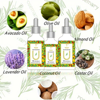 Private Label Bio-Haarserum-Öl mit Squalan für Haarwachstum Alkoholfrei & Sulfatfrei für Männer & Frauen