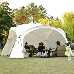 Carpa Domo Grande para Acampar al Aire Libre, Tela Oxford de PVC Extra Gruesa, Protección Solar, Resistente al Viento y a la Lluvia, Equipo para Exteriores - Product Image 2