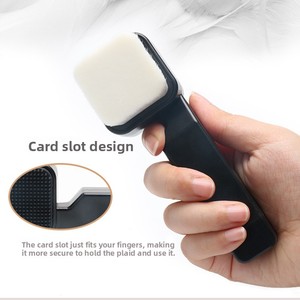 Brosse nettoyante visage en silicone double face à poils doux avec nouveau design carré pour le nettoyage beauté, brosse manuelle pour le visage - Product Image 2